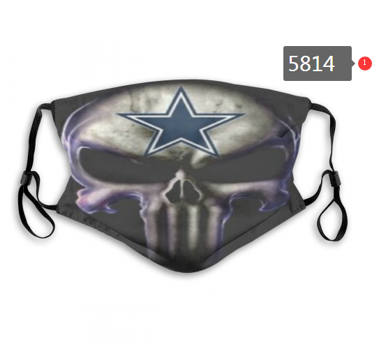 2020 NFL Dallas cowboys #10 Dust mask with filter->nfl dust mask->Sports Accessory
